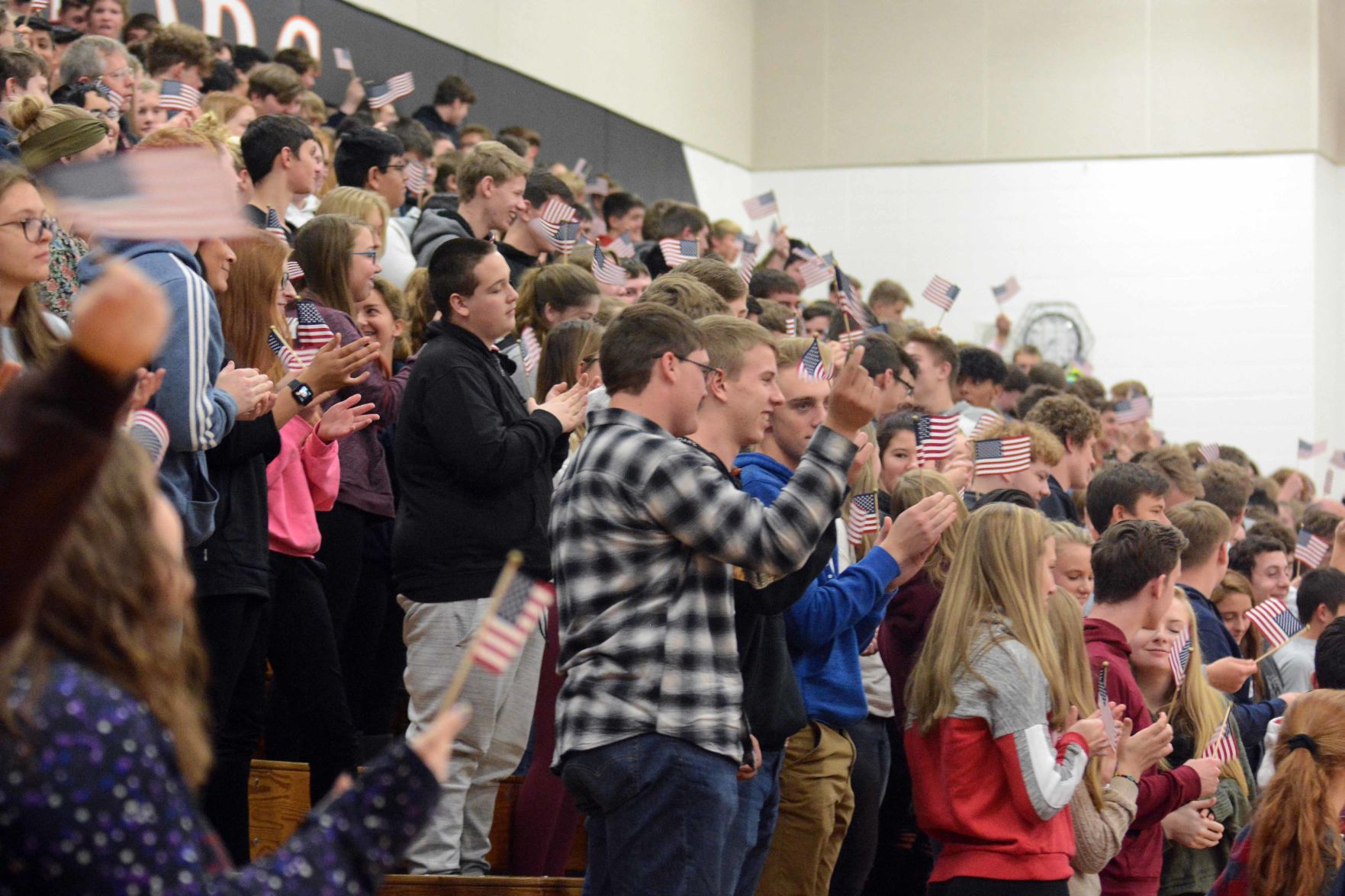 Portage High School Veterans Day ceremony 2019